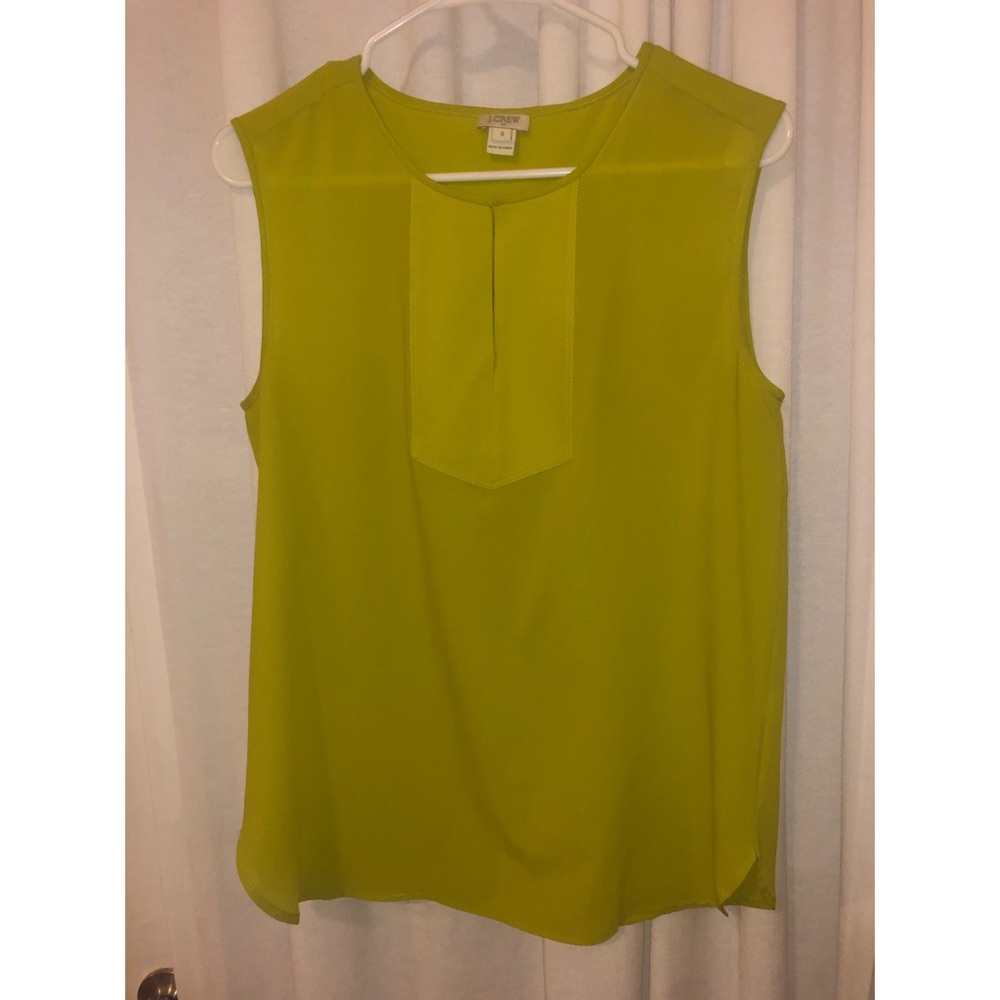 JCREW Chartreuse Top
